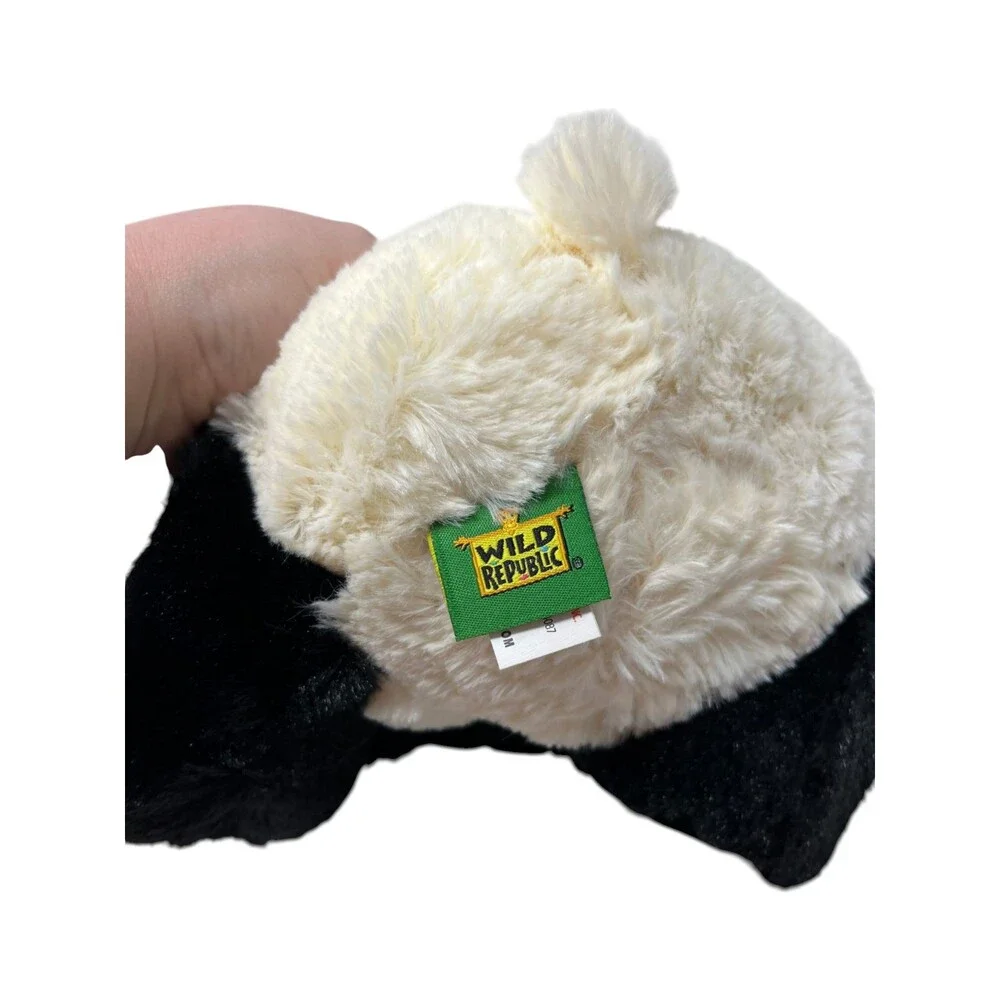 Wild Republic Panda Bear Unisex Size 10 In Black White Colorblock Kidcore Cuddle